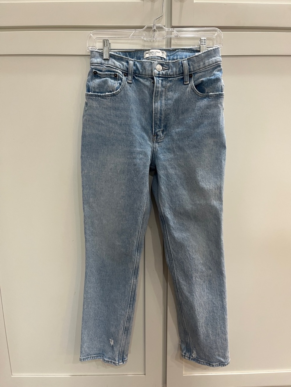 Abercrombie & Fitch Light Blue Straight Leg Jeans